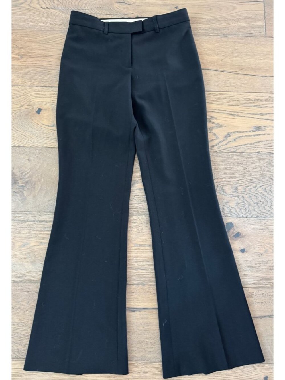 Vintage 90s Theory Pleated Wool Stretch Blend Dress Slacks Pants, 4